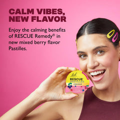 Pastillas RESCUE Bach, fórmula natural vegana sin gluten