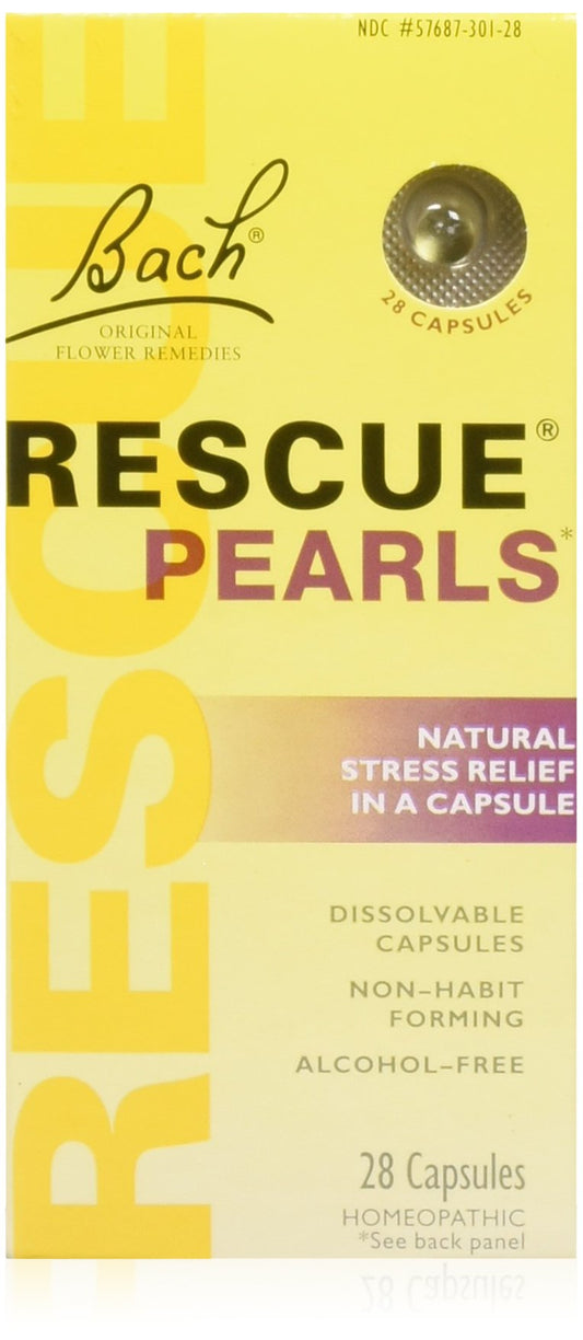 RESCUE Perlas cápsulas disolubles para uso diario sin alcohol.