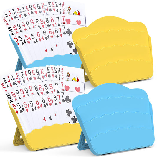 RESOVO soporte frontal con dos azules y dos amarillos, organización rápida