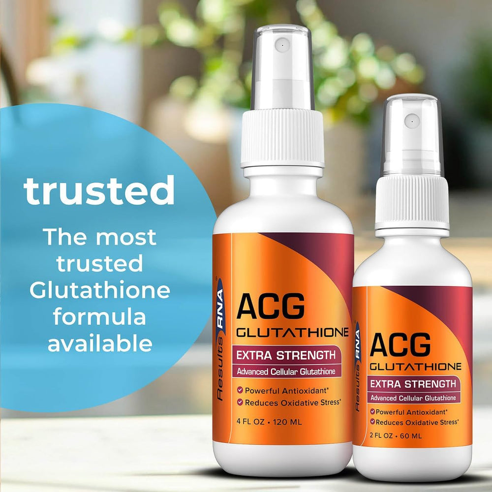 Results RNA etiqueta con información del producto y beneficios visibles