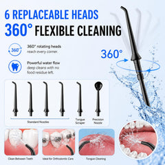 Reure conjunto de seis cabezas intercambiables para cuidado completo oral