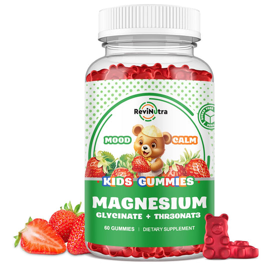 ReviNutra gominolas frontal empaquetado mostrando sabor fresa y beneficios