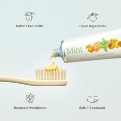 Revitin gel de menta textura cercana que demuestra suavidad