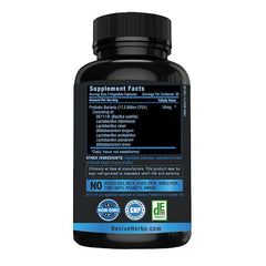 Revive Herbs Probiotico Avanzado, cápsulas vegetales fáciles de tragar.