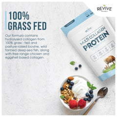Revive Naturals batido preparado en cocina, uso diario conveniente