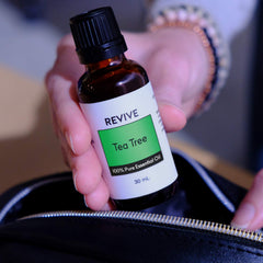 REVIVEEO difusor en sala mostrando aroma fresco y ambiente limpio