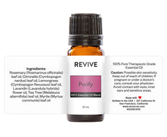 REVIVEEO Purify gota en textura visible que destaca pureza y concentración