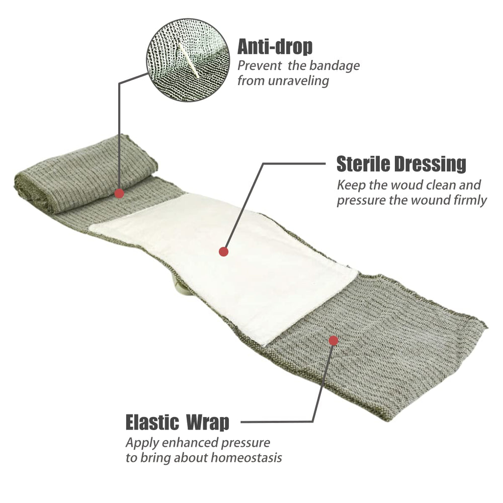 RHINO RESCUE detalle de la almohadilla de algodón para mejor absorción
