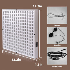 Rhmip placa iluminando hombro de usuario para alivio localizado