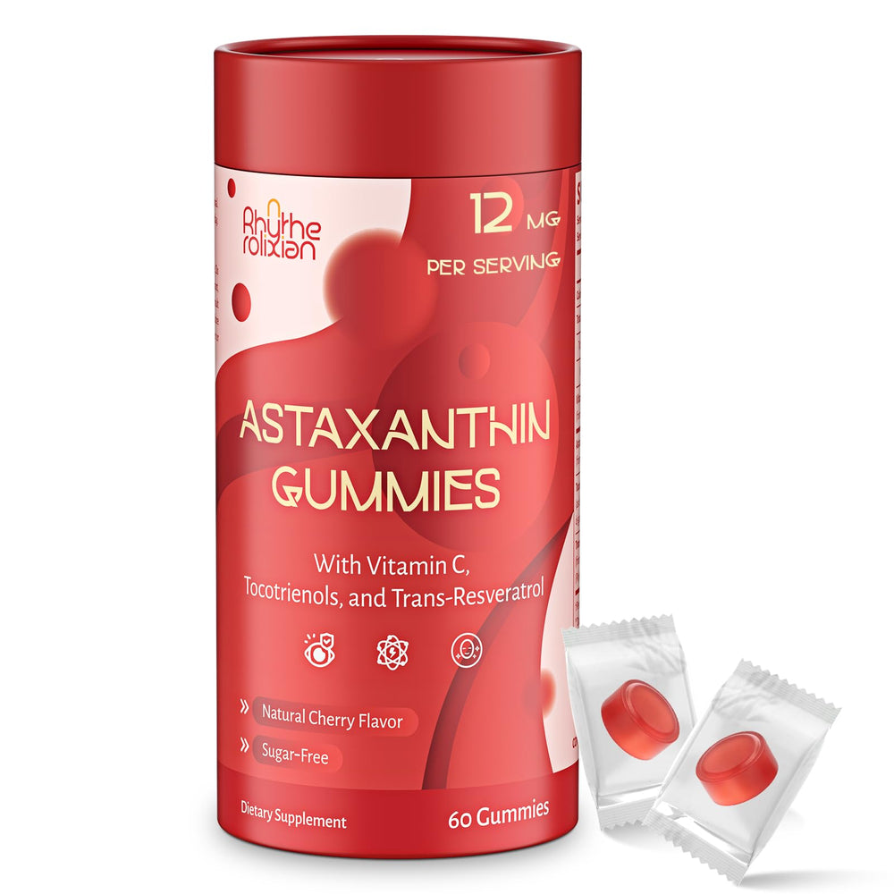 RHYTHE ROLIXIAN envase frontal mostrando 60 gominolas y etiqueta clara
