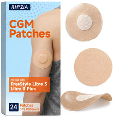 RHYZIA parche frontal en empaque mostrando color nude y protección discreta