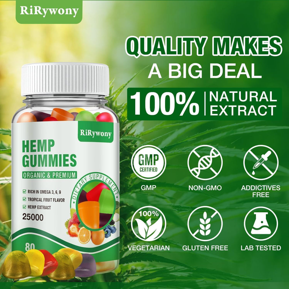 RiRywony Health etiqueta con lista de ingredientes y valores nutricionales