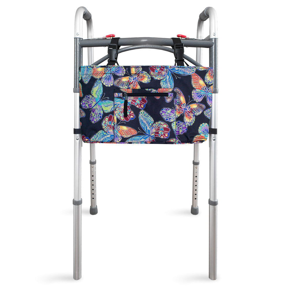 RMS bolso frontal Butterfly mostrando diseño y almacenamiento rápido