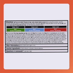 RUGBY LABORATORIES etiqueta con instrucciones claras para seguir el tratamiento