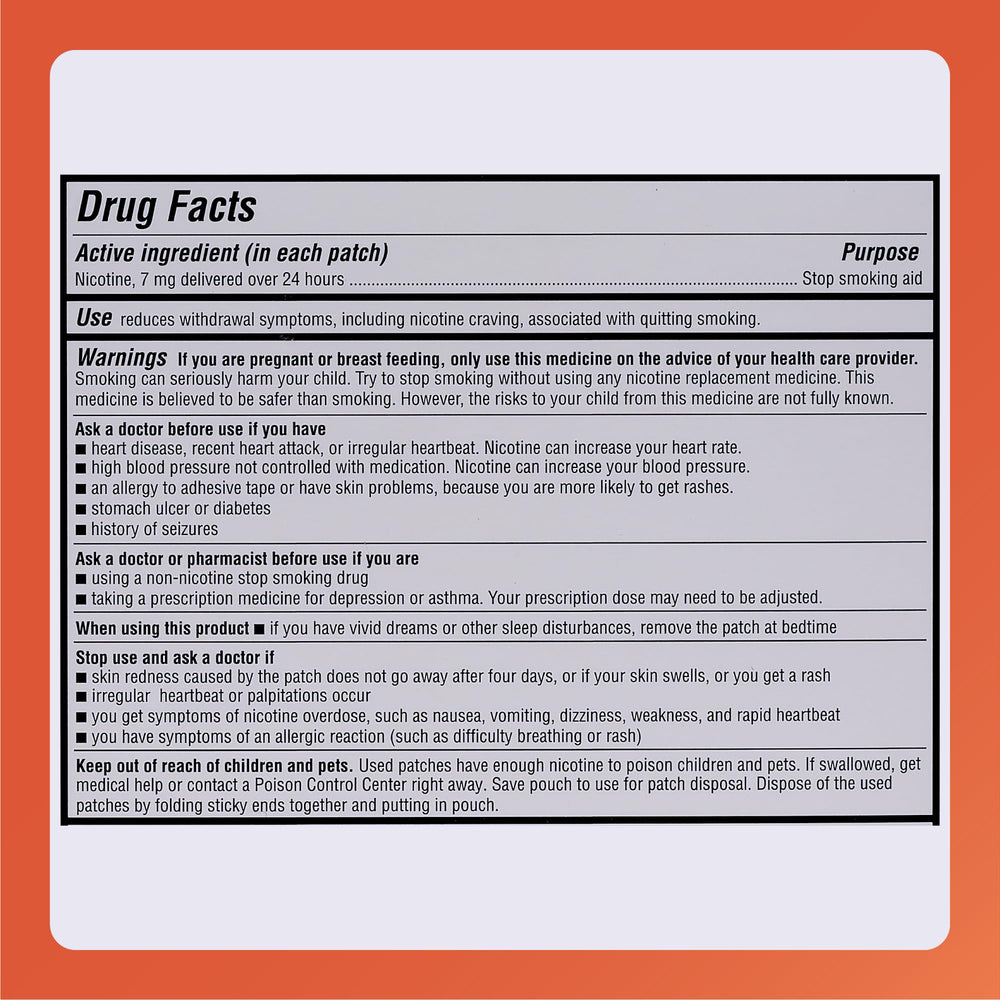 Rugby Clear parche nicotina dosis 7 mg paso 3