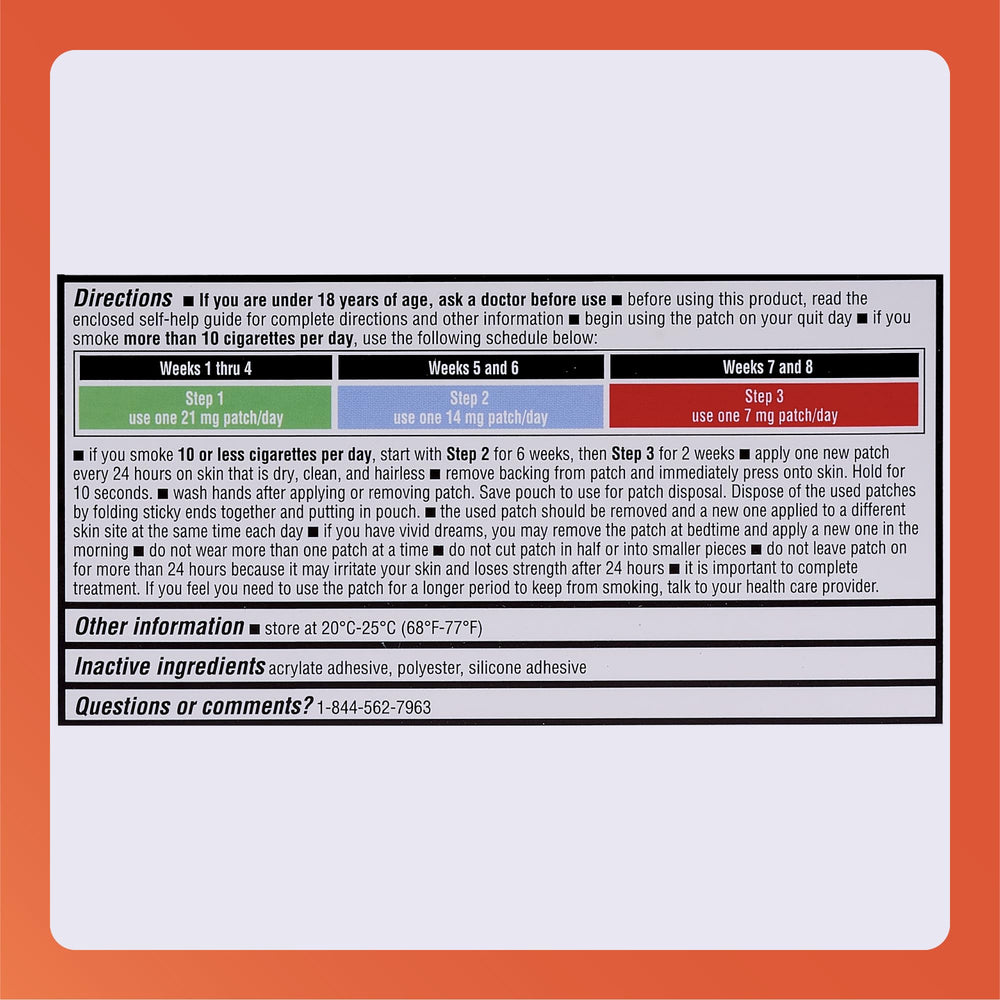 Rugby Clear parche nicotina programa de apoyo conductual
