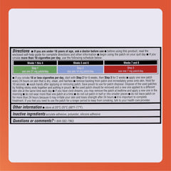 Rugby Clear parche nicotina programa de apoyo conductual