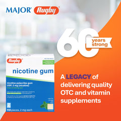 RUGBY LABORATORIES envase abierto con chicles visibles para uso discreto y accesible