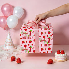RUSPEPA leyenda "Berry 1st Birthday" visible, ideal para fotos de recuerdo