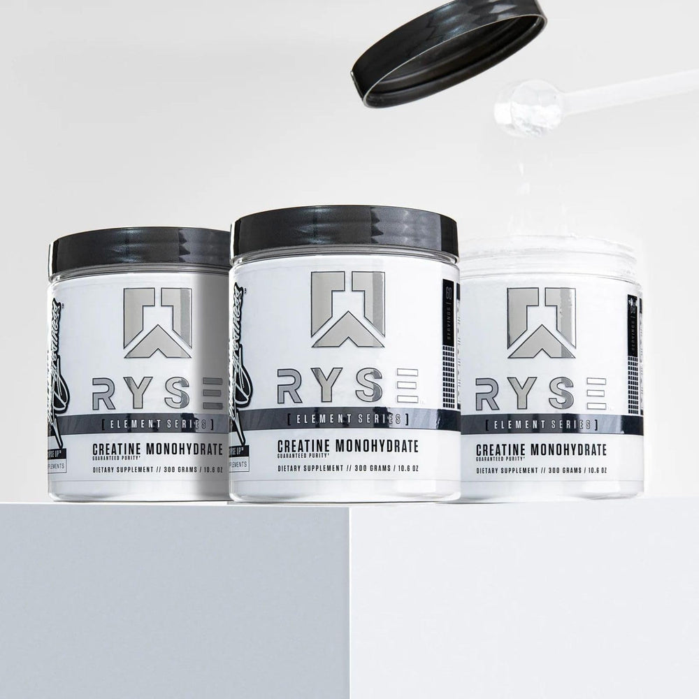 RYSE Up Supplements creatina en batido proteico, mejora recuperación y mezcla