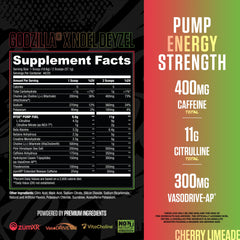RYSE Up Supplements detalle del polvo fino para disolución rápida