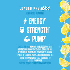 RYSE Up Supplements envase junto a pesa para comparar tamaño y porciones