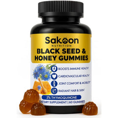 Sakoon Nutrition envase frontal con gominolas, presentación clara y beneficios visibles
