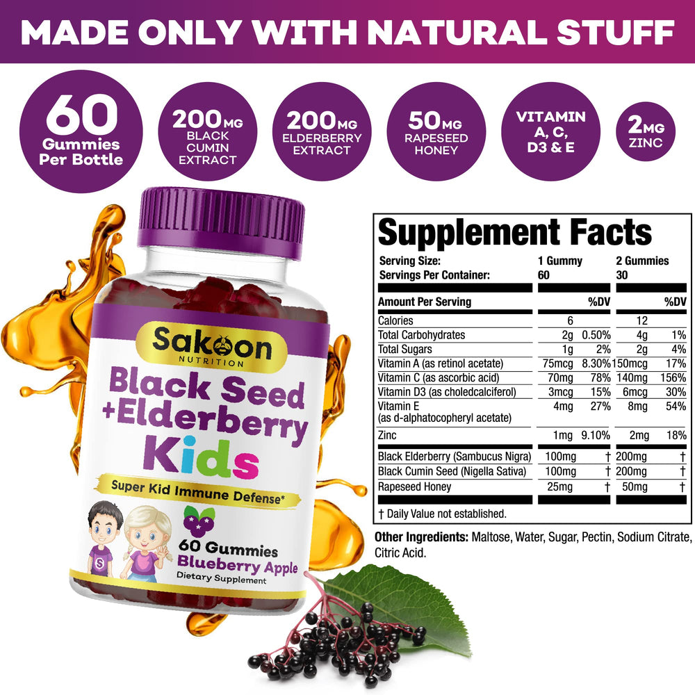 Sakoon nutrition gomitas en mano fáciles de administrar a niños
