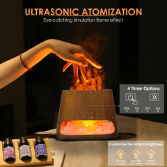 SALKING difusor en uso en sala que humedece y aromatiza el espacio cómodamente