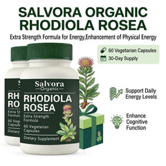 Salvora Organic cápsulas al descubierto mostrando forma fácil de tragar