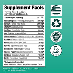Sanar Naturals hierbas dispuestas que evidencian mezcla botánica natural