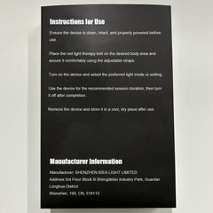 SanaTech cinturon luz roja 660nm-850nm para penetración profunda y bienestar