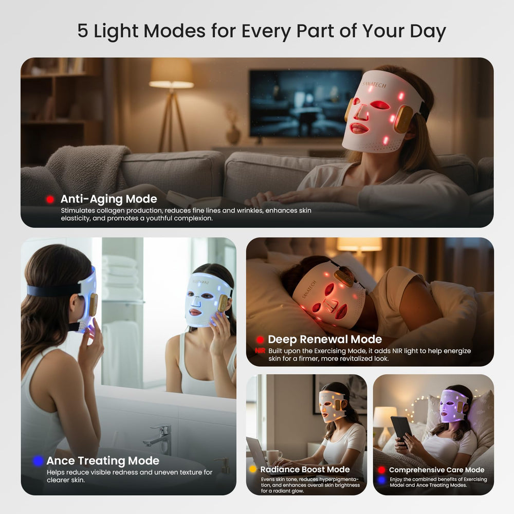 SanaTech mascarilla con correas ajustables para ajuste personalizado.