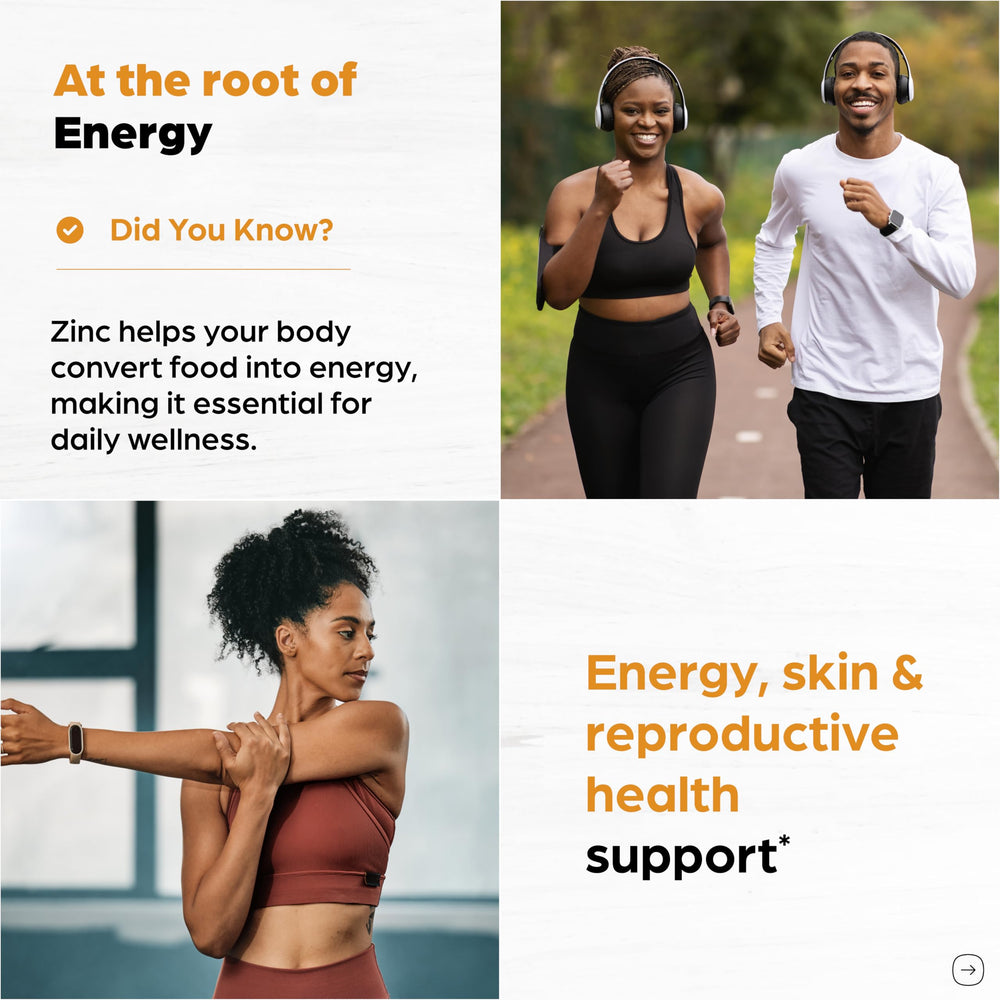 Textura del contenido de SANDHUHERBALS zinc que ilustra la pureza y beneficio de fórmula limpia
