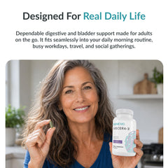 SANE Viscera-3 en mesa de desayuno ilustra integración con rutina diaria