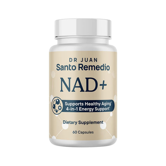 Santo Remedio frente del envase mostrando diseño y beneficios