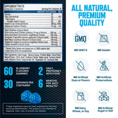 mezcla de ingredientes naturales junto al tarro de Sapir's Nutrition para mayor confianza