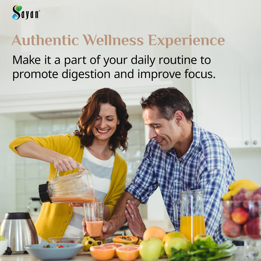 Sayan Chaga dispersión polvo en agua caliente, bebida reconfortante y rápida.