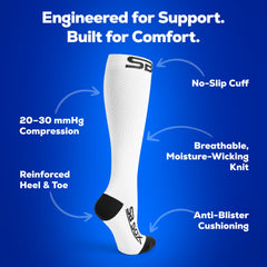 SB SOX primer plano del tejido transpirable, beneficio de ventilación