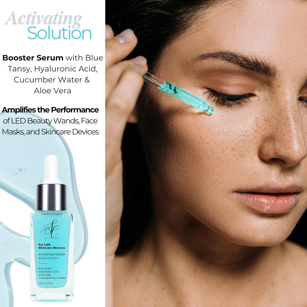 SC Sapphire Glide application with an LED device for even distribution