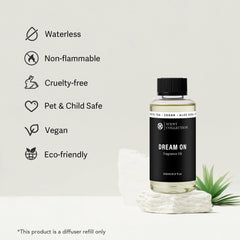 scent collection aceite en gota mostrando pureza y consistencia