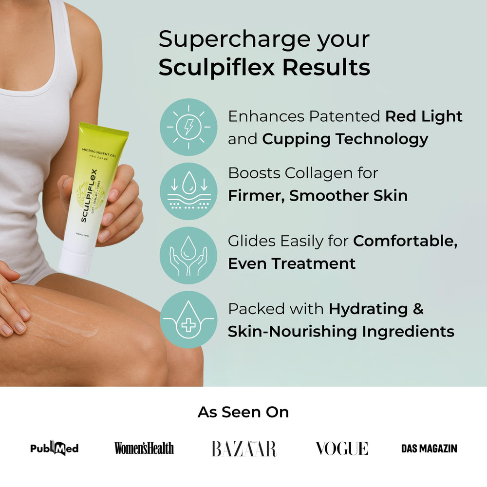 SCULPIFLEX gel textura en primer plano demuestra deslizamiento suave