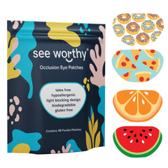 See Worthy Foodie empaque frontal mostrando cantidad y diseño útil