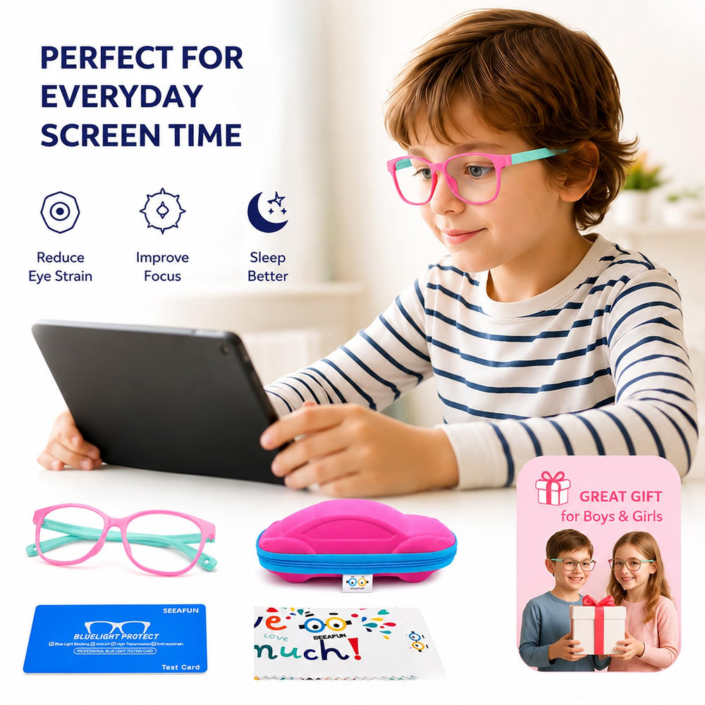 SEEAFUN funda en forma de coche protegiendo las gafas para transporte seguro