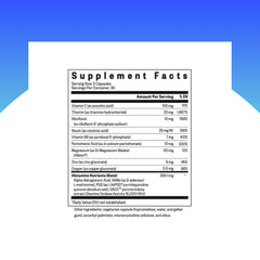 Seeking Health etiqueta detalle mostrando ingredientes clave y confianza en calidad