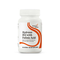 Seeking Health frontal del paquete mostrando la marca y beneficio cardiaco