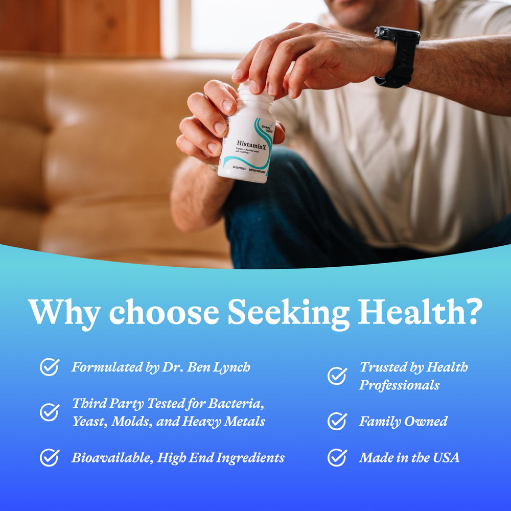 Seeking Health comparación de tamaño de cápsula para entender dosis práctica