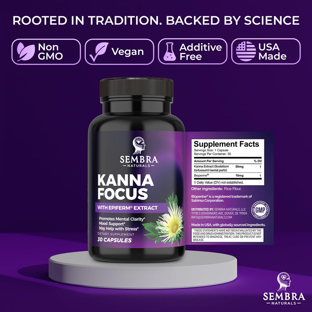 SEMBRA NATURALS comparación de tamaño de la cápsula para referencia visual