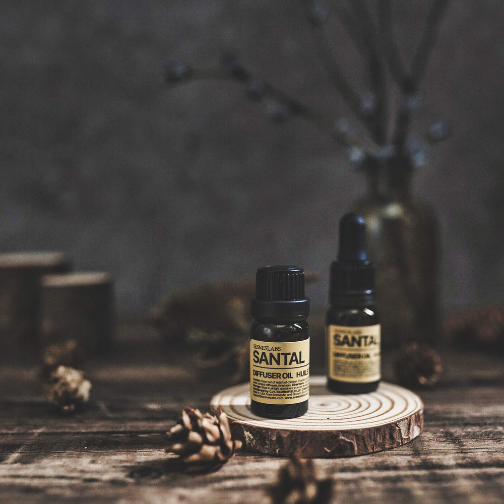 sesneslabs frasco junto a una moneda para comparar tamaño portátil
