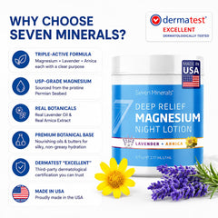 Seven Minerals bote en mano para comparar escala y entender la cantidad útil por aplicación